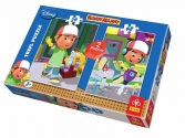 Trefl Manny Mester 24+48 db-os puzzle, lego, webshop, webáruház, legó, legók6169 Tűzoltóparancsnok,  1,5 éveseknek,  2 éveseknek,  3 éveseknek,  4 éveseknek,  5 éveseknek, LEGO - gyártó, LEGO, DUPLO, műanyag építőjáték, Tűzoltóság, DUPLO, LEGO, Duplo - Vészhelyzet