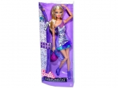 Barbie: Fashionistas Barbie lila pöttyös ruhában, 11 éveseknek