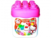 Clemmy My Soft World - Hello Kitty 15 db-os dobozos kocka szett,  1 éveseknek