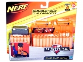 NERF utántöltő készlet - kis narancssárga lőszerek tartalék tárakkal,  fegyverek