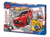 Ravensburger Hot Wheels óriások puzzle 3x49 darab,  9 éveseknek